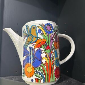 Villeroy & Boch Acapulco Tea Pot Vtg Luxembourg Glassware Midcentury Modern